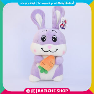 عروسک خرگوش هویجی بنفش