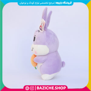عروسک خرگوش هویجی بنفش