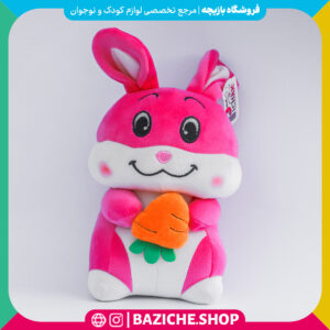 عروسک خرگوش هویجی صورتی