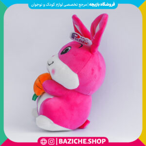 عروسک خرگوش هویجی صورتی