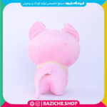 عروسک گربه پاپیون دار صورتی