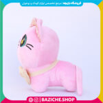 عروسک گربه پاپیون دار صورتی